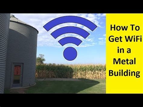 wifi in metal box|wiring wifi into metal shed.